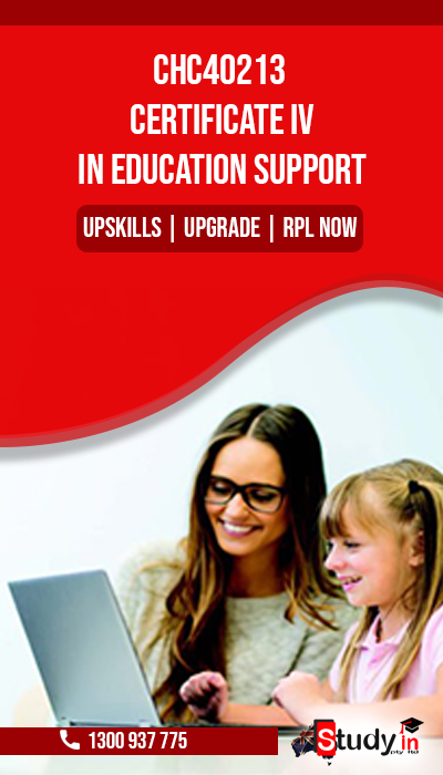 CHC40213 Certificate IV in Education Support- Study in Pty Ltd best Migration & Education Consultancy Agency in Melbourne, AU