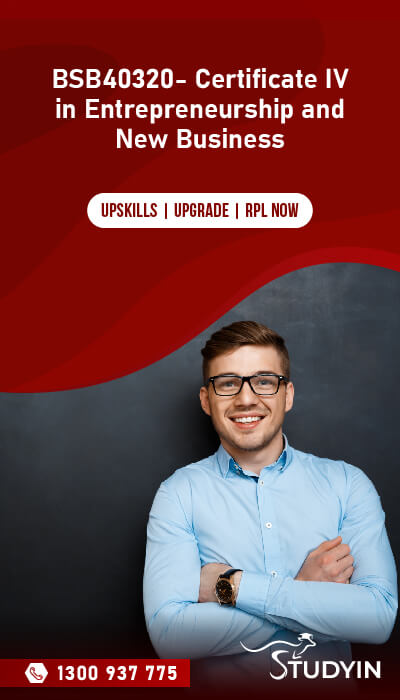 BSB40320 - Certificate IV in Entrepreneurship and New Business